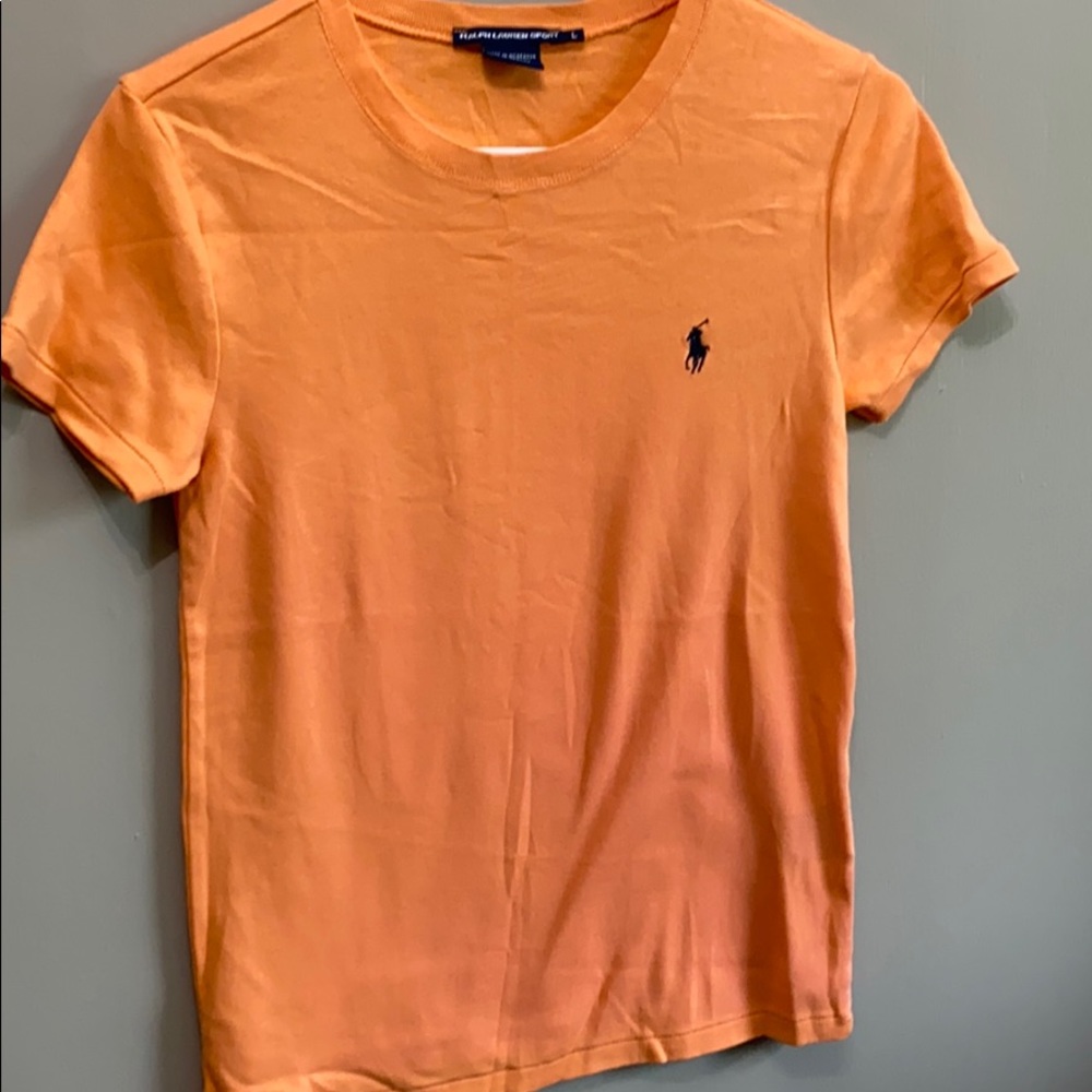 Ralph Lauren orange polo size large